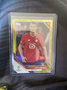 2021-22 Topps UEFA Champions League Sven Botman Lille /250 Rookie 🔥📈 - Picture 1 of 3