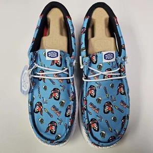 Zapatos Hey Dude Para Hombre Wally Americana Party Vista Azul/Multi ¡NUEVOS EN CAJA! 2025 - Imagen 1 de 3