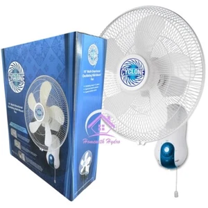 Ventilatore da parete oscillante unico modello ""O"" movimento aria 3 velocità WindKing ciclone - Foto 1 di 4