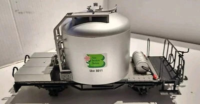 LGB G Scale 41250 - Rhb Cement Silo Waggon Uce 8011 " Mohrenkopf " - Image 1 of 4