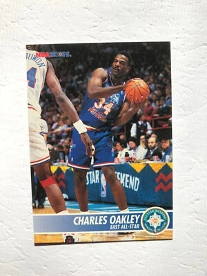 Tarjeta de baloncesto Charles Oakley SkyBox 1994 # 232 hecha en EE. UU. Foto 1 de 4
