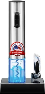 Abridor Para Botellas De Vino Sacacorchos Vinos Eléctrico Recargable Profesional - Imagen 1 de 8