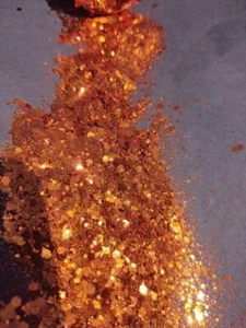 Coppertone Chunky mix polyester glitter 2 oz. in a shaker bottle! - Picture 1 of 3