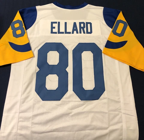 Henry Ellard White Los Angeles Football Jersey Mens Size 2XL Stitched Cover
