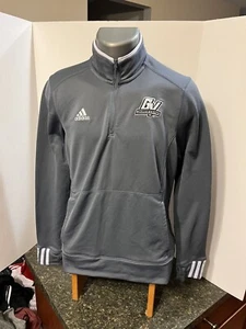 GVSU Lakers Swimming Diving Adidas Climalite Women’s LS 1/4 Zip L Poly Gray - Picture 1 of 15