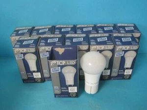 BOX OF 12 NEW TCP 10-WATT=60W FROSTED DIMMABLE A19 TWIST & LOCK LED BULB 3000K - Picture 1 of 12