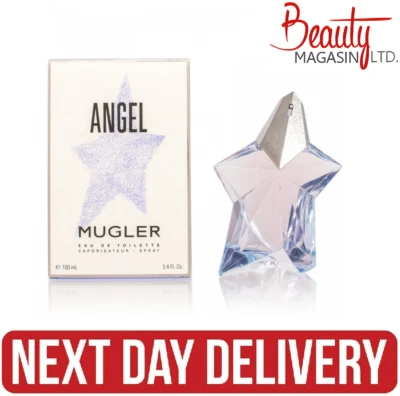 THIERRY MUGLER Mugler Angel Eau de Toilette 100ml Spray Refillable-BRAND NEW WITH BOX -NEXT DAY