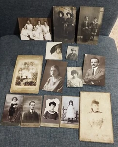 Lot 14x Real Photos / Cabinet From Warsaw Poland Jewish Judaica Polish 1900s  - Picture 1 of 22