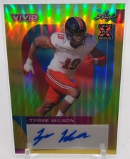 2023 Leaf Vivid Yellow Tyree Wilson Auto BA-TW1 #2/10 XRC