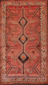 Vintage Geometric Lori Hand-knotted Traditional Tribal Area Rug Wool Carpet 5x9 - Picture 1 of 21