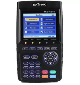 SATLINK WS-6916 DVB-S/S2 Satellite Signal Finder MPEG-2/MPEG-4 H.265 compliant - Picture 1 of 8