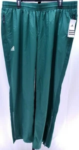 Adidas Womens Sz 2XLT MV Modern Varsity Woven Athletic Pant GREEN / WHITE NWT - Picture 1 of 7