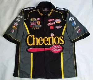 Vintage JH DESIGN PETTY RACING CHEERIOS HAUPTSPONSOR AUTO #43 BOBBY LABONTE TRIKOT L - Bild 1 von 11