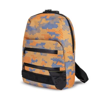 Skunk MINI Backpack Smell and Odor Proof w/ Combo Lock - Tangerine Digital Camo - Image 1 of 4