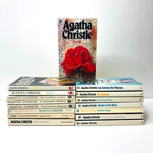 Agatha Christie Book Lot Dead Mans Folly Sparkling Cyanide Hollow 16 x Paperback - Picture 1 of 24