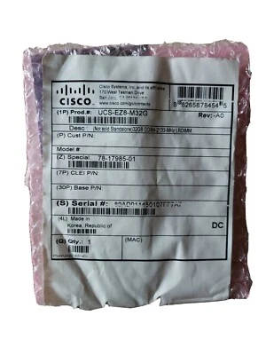  Memoria RAM de servidor LRDIMM 32 GBDDR4 PC4-2133P para servidor Cisco UCSC  Foto 1 de 4