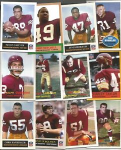 Pick 1 Washington Football Art Card* Sonny Jurgensen  Theismann  Riggins +