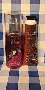 Crema de manos Bath & Body Works tamaño de viaje Ghoul Friend Mist y sangre de vampiro - Imagen 1 de 1