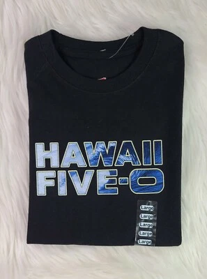 Hawaii Five O T Shirt Top Tee Black Youth Boy SZ(L)  - Image 1 of 4