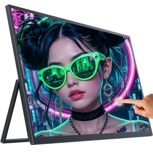 UPERFECT 22 Zoll 2K Touch Screen QHD Tragbarer Monitore LCD Freistehend Display - Bild 1 von 10