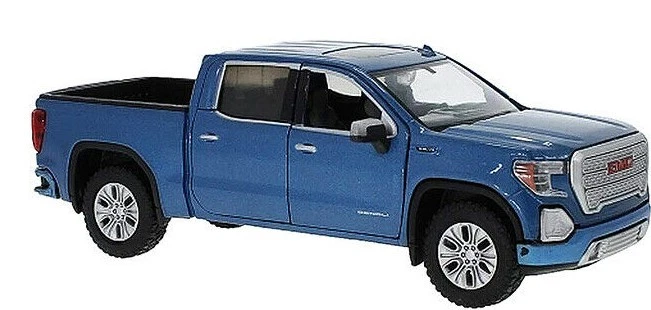 MOTOR MAX, 2019 GMC Sierra 1500 Denali Crew Cab Blu, 1/24,  MMX79362BL - Immagine 1 di 1