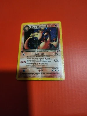 Pokémon TCG Dark Charizard 1st Edition 4/82 Holo Rare 2000 - Image 1 of 4