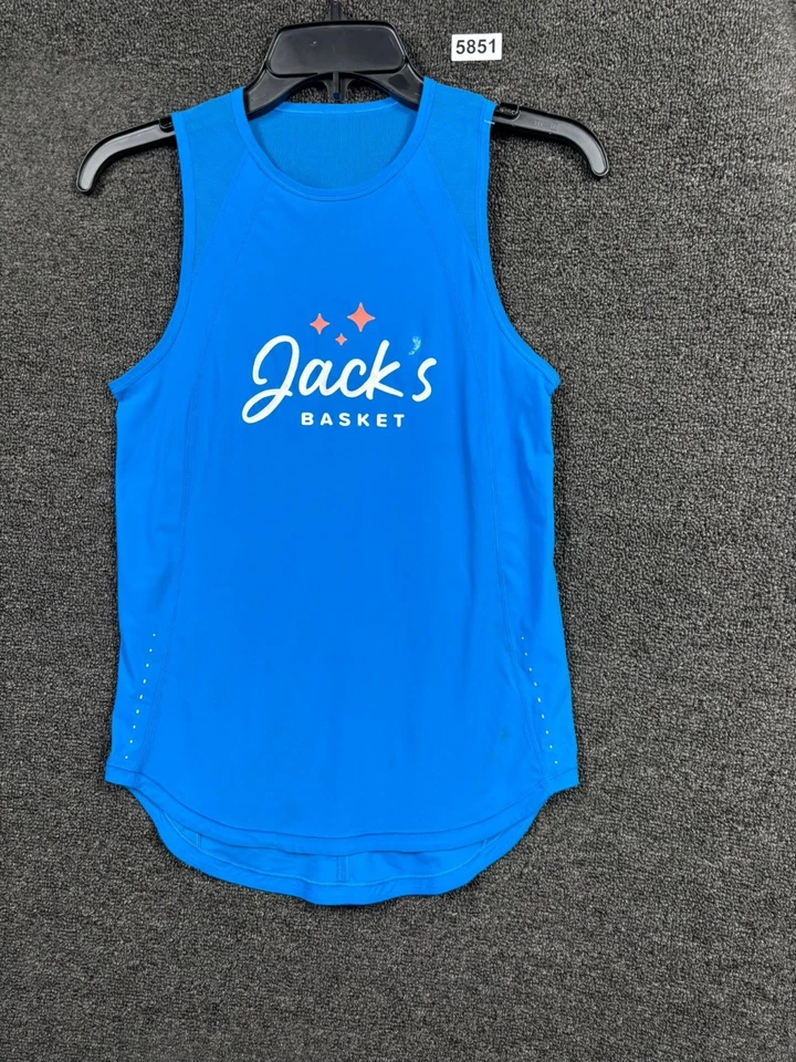 Lululemon Sculpt Tank Top Womens Size S Blue " Jack's Basket Print" Athleisure  - Image 1 of 4