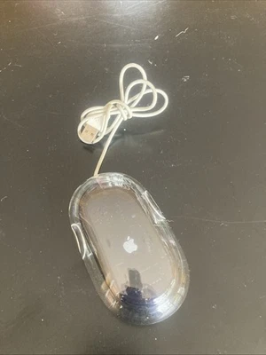 GENUINE APPLE USB PRO MOUSE BLACK CLEAR M5769 - Image 1 of 2