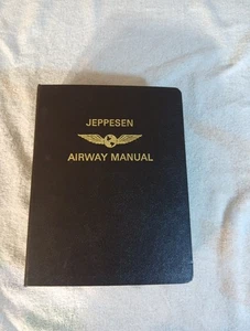 Jeppesen Atemwege manuelle Mappe und Pilot Notizpapier kostenloser Versand   - Bild 1 von 11