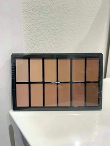 MAC Cosmetics 12 Full Coverage Foundation Palette 1 oz/30g NIB Authentic - Picture 1 of 6