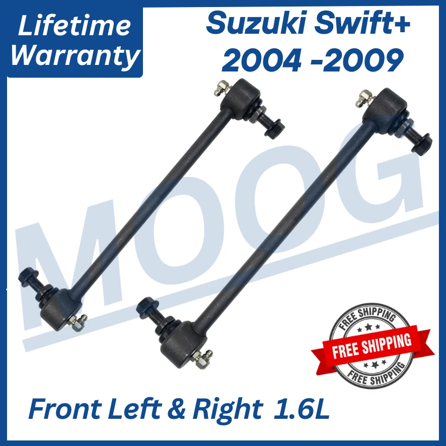 Пара оригинальных передних стабилизаторов подвески MOOG для Suzuki Swift+ 2004-2009 годов выпуска с пожизненной гарантией 1,6 л - Изображение 1 из 4