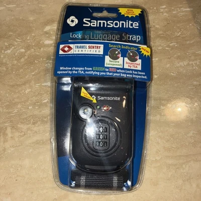 Samsonite Travel Sentry Locking Luggage Strap Charcoal Grey SM3510CG - Image 1 of 4
