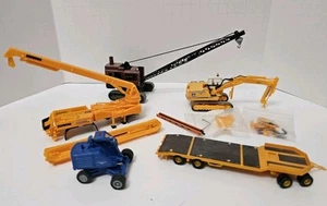 Kibri HO 1:87 Dragline Crane, Excavator Shovel, Lowboy Trailer - READ / LOOK - Foto 1 di 10