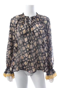 Ulla Johnson Sandrine bedruckte Seidenmischung Bluse / Midnight / UVP: 400,00 £ - Bild 1 von 6