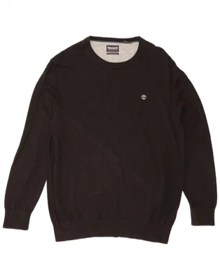 Suéter masculino TIMBERLAND gola redonda grande preto algodão BN13 - Imagem 1 de 3