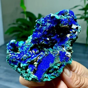 222G Mejor muestra mineral de cristal crudo de azurita/malaquita natural - Imagen 1 de 22