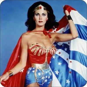 Set Of 4 Wonder Women Art Coasters Holidays Dinner Table Gift For Mom - Picture 1 of 2