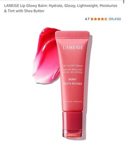 LANEIGE Lip Glowy Balm Stocking Stuffer: Hydrate Glossy Lightweight Moisturiz... - Picture 1 of 8