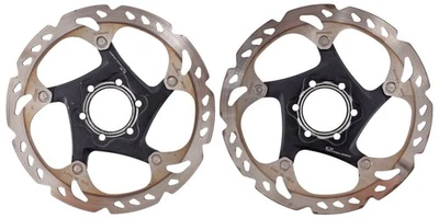 Shimano Deore XT SM-RT86-S PAIR Mountain Bike Disc Brake Rotor 160mm 6 Bolt XC - Image 1 of 3