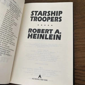 Starship Troopers Robert A Heinlein Hardcover 1987 Ace 17283 No DJ 1st Print Edi - Bild 1 von 6