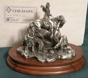 "Chilmark Peltre "JEFE JOSEPH" Edición Registrada # 3332 Por Don Polland - Imagen 1 de 11