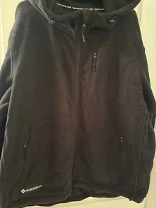 BAERSKIN Tactical Long Sleeve Full Zip Hoodie BLACK Size 2XL - Picture 1 of 4