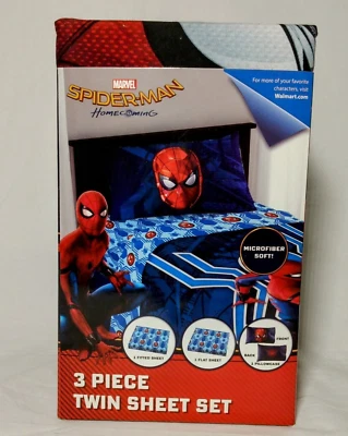 Juego de sábanas Jay Franco & Son Marvel Spiderman Twin 3 piezas - Nuevo con etiquetas - Envío gratuito Foto 1 de 2