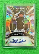 ZACK COLLINS AUTO PRIZM CARD SP#/99 JERSEY #38 WHITE SOX 2020 SELECT BASEBALL SP