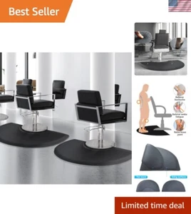 Salon Stuhl Matte Vinyl 3x4 Fuß Anti-Ermüdung rutschfeste Friseur Bodenmatte - Bild 1 von 7