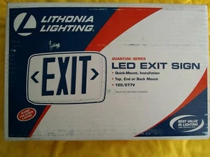 Lithonia Lighting LED Exit Sign #388073 NEW - Picture 1 of 3