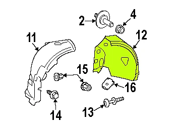 Protector contra salpicaduras forro guardabarros delantero derecho mercedes-benz clase cls oem 2196900630 Foto 1 de 1
