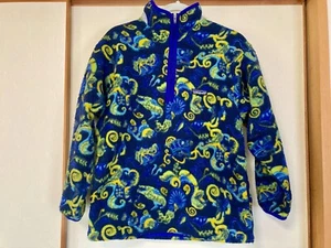 Vintage Patagonia Fleece Sea Creatures All Over Print Kids L Size 12 Pullover - Bild 1 von 14