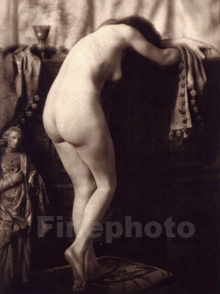 Grabado foto húngaro modernista desnudo mujer Art Deco 1925 vintage JOZSEF PECSI Foto 1 de 1