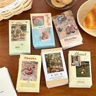 10Pcs Art Sticker Sealing Stickers DIY Handbook Collage Journaling Gift Wrapp S1